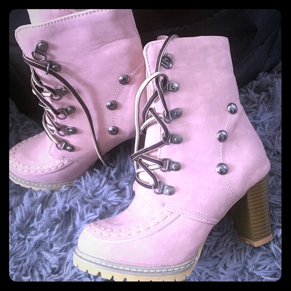 Shoes - STUDDED COMBAT BOOTS